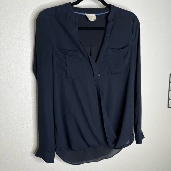 Mave Navy Blouse - Picture 3 of 7